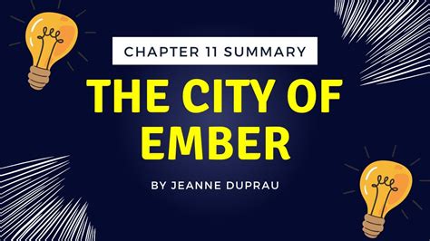 city of ember chapter summary.